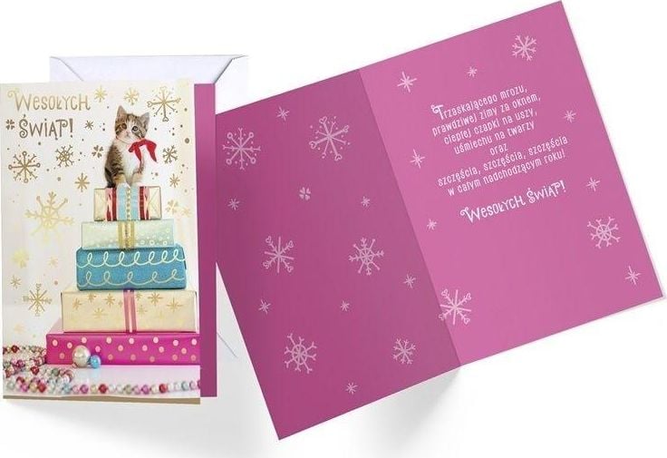 KUKARTKA Karnet B6 PP-2173 Boże Narodzenie