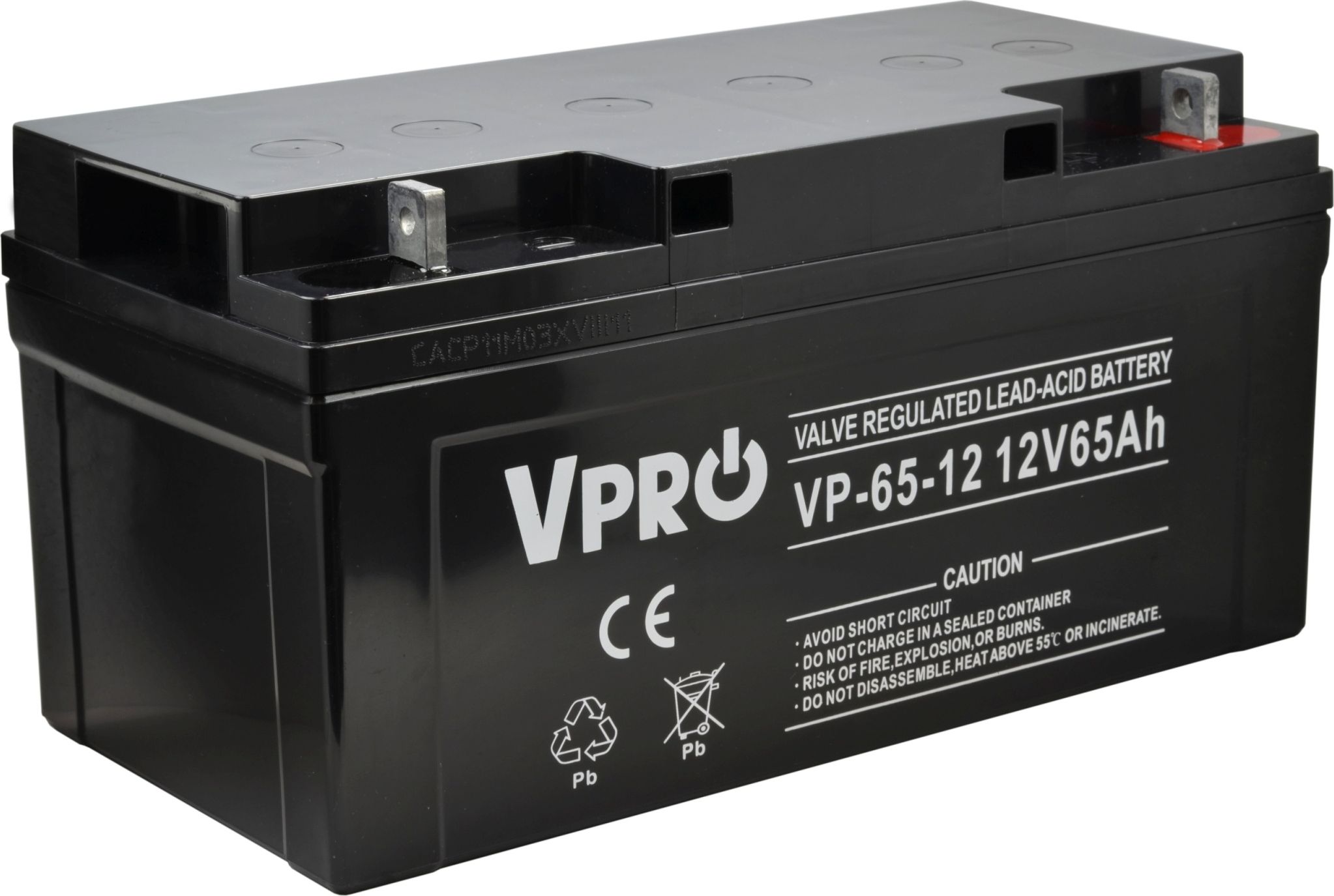 Volt Akumulator VPRO 12V/65Ah