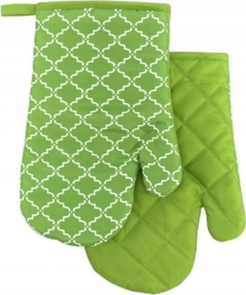 Euromat Rękawice kuchenne izolacyjne z magnesem zielone 2 sztuki