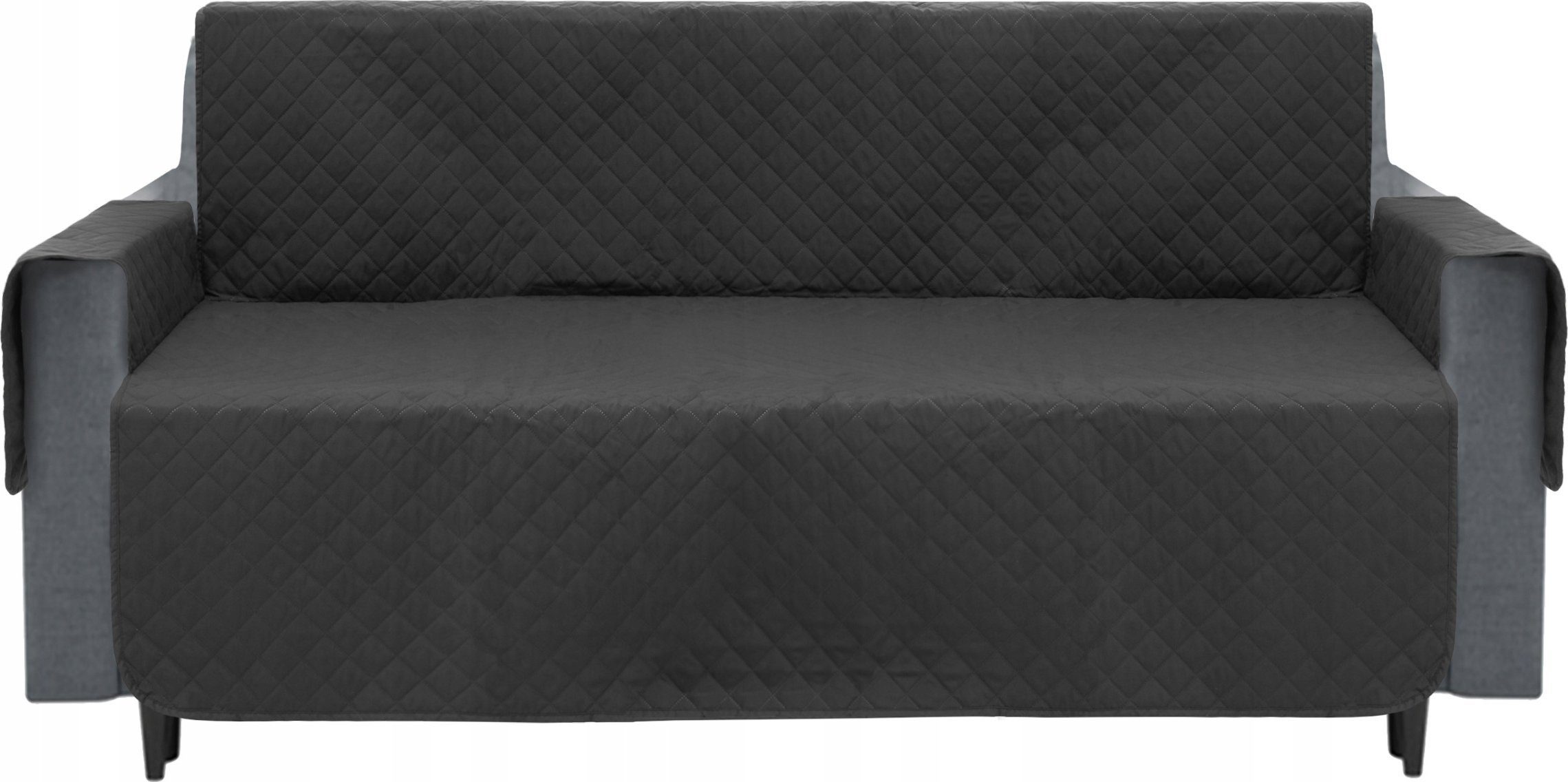 DOGGY 110 cm POKROWIEC PARIS NA KANAPĘ CZARNY