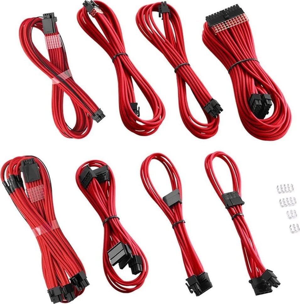 CableMod CableMod RT-Series PRO ModMesh 12VHPWR Dual Cable Kit for ASUS/Seasonic - red