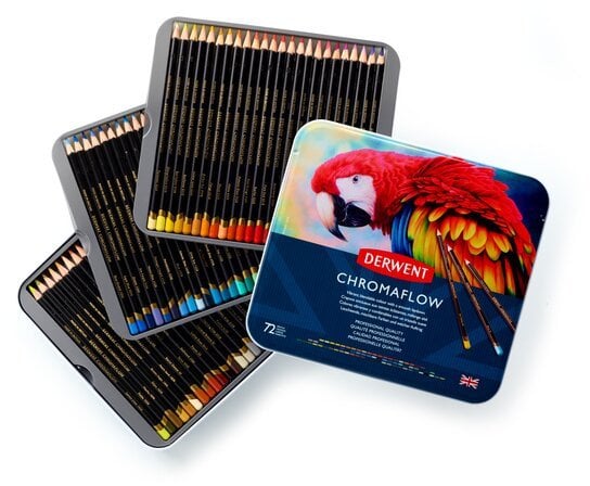 Derwent Derwent - Chromaflow pencil 72 ass /Arts and Crafts