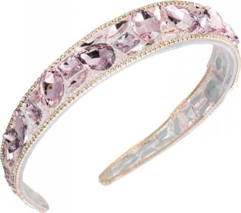 eCarla OPASKA DO WŁOSÓW Kryształowa Różowa O412R