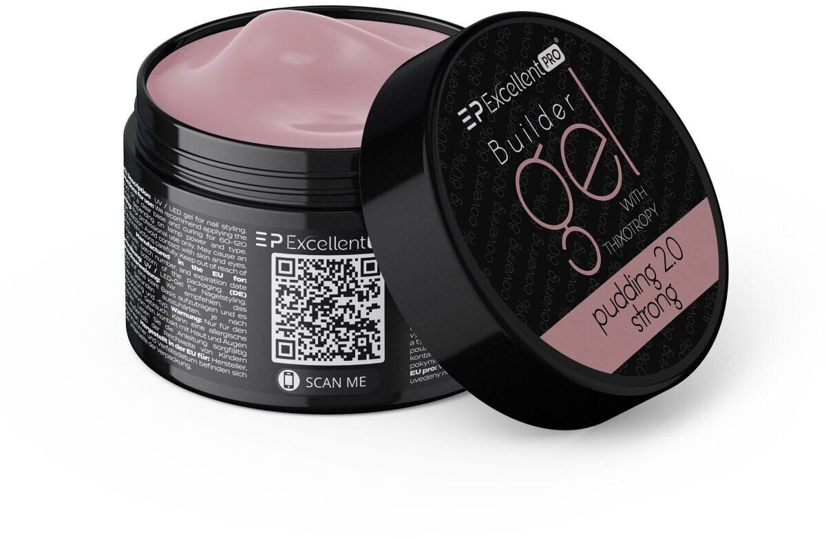 Cosmetics Zone Excellent PRO Builder Gel With Thixotropy budujący żel Pudding 2.0 Strong 50g