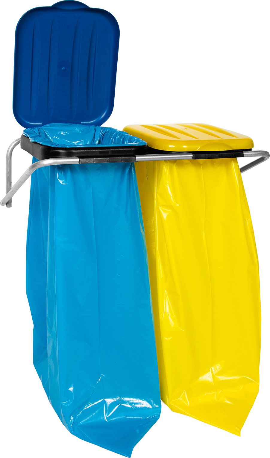 GSG Uchwyt ścienny wiszący do segregacji śmieci 2 kolory - worki 120L