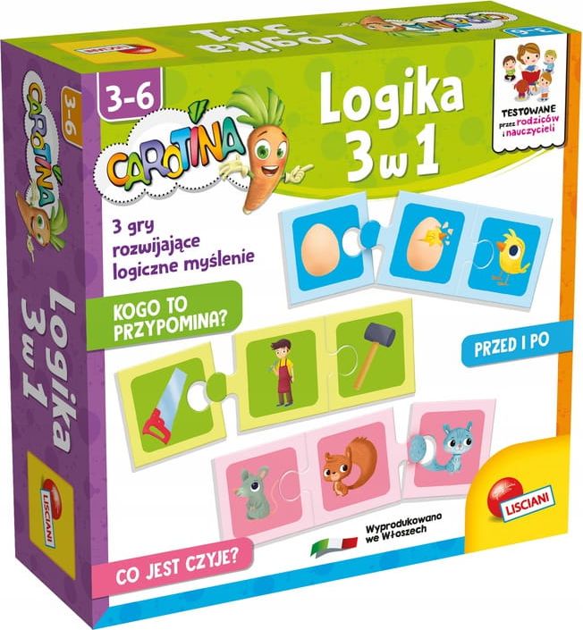 Lisciani LISCIANI CAROTINA LOGIKA 3 W 1