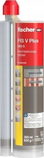 Fischer fischer high-performance mortar FIS V Plus 360 S (grey, 360ml, 1 cartridge)