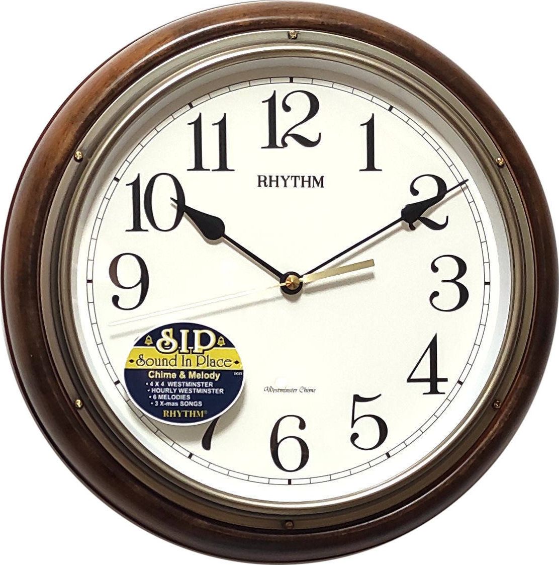 RHYTHM Zegar ścienny CMH722CR06 32 cm