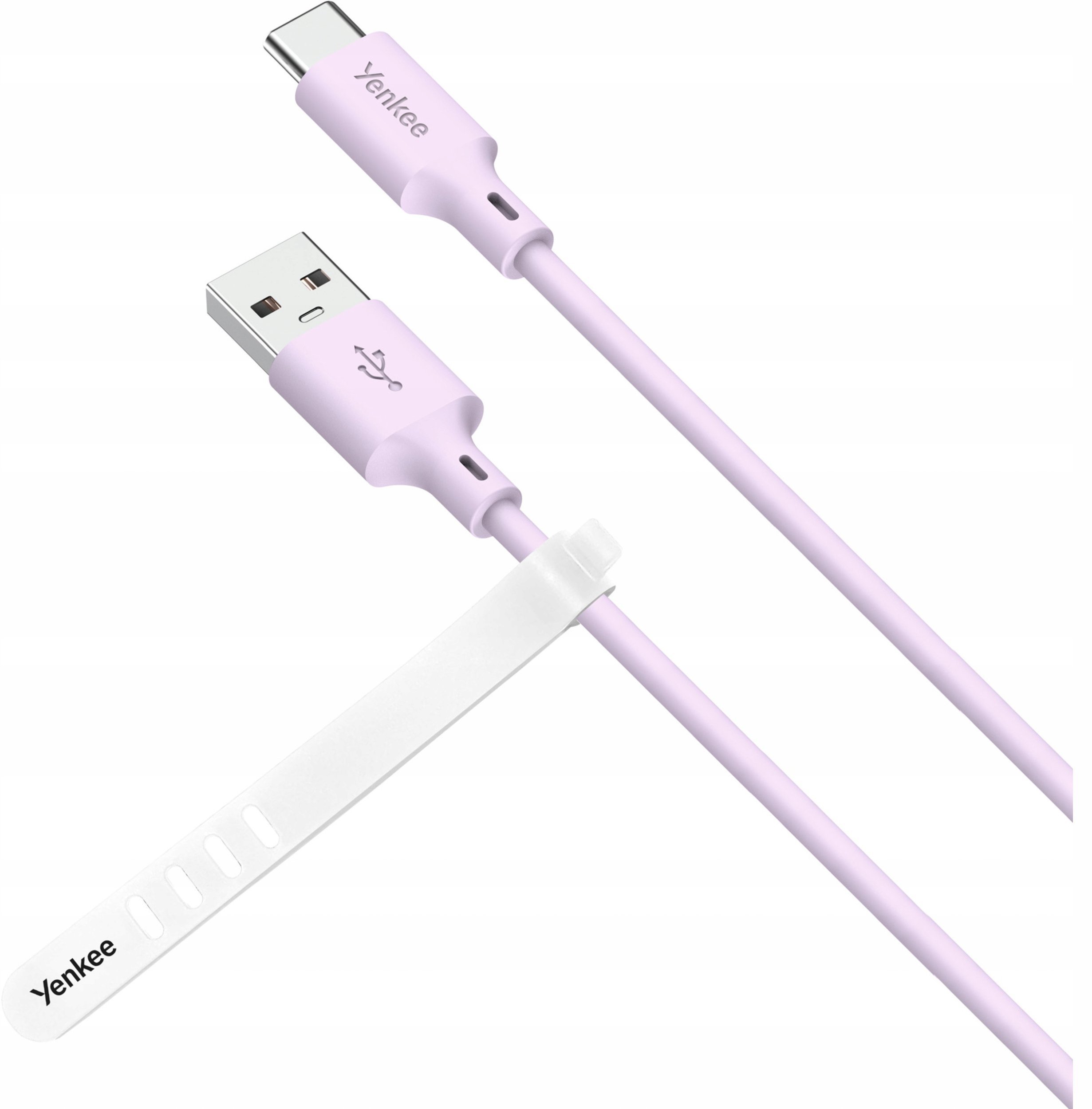 Kabel USB Yenkee USB-C - USB-C 1.5 m Różowy