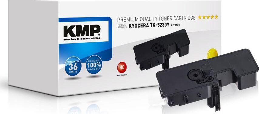 Toner KMP Printtechnik AG Yellow Produkt odnowiony TK-5230 (2911,3009)