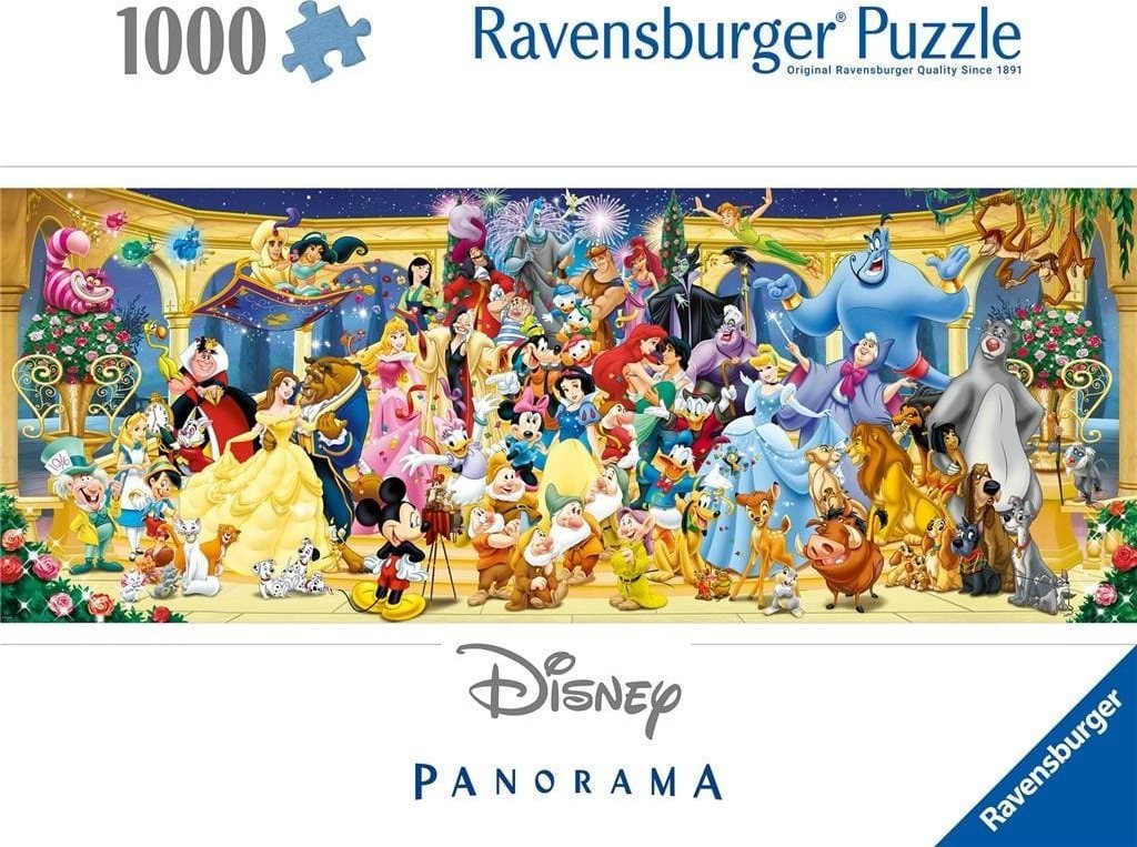 Ravensburger Puzzle Panorama Postacie Disney 1000 elementów