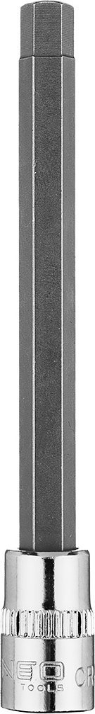 Neo Końcówka sześciokątna H6 na nasadce 1/4", długa, 87 mm
