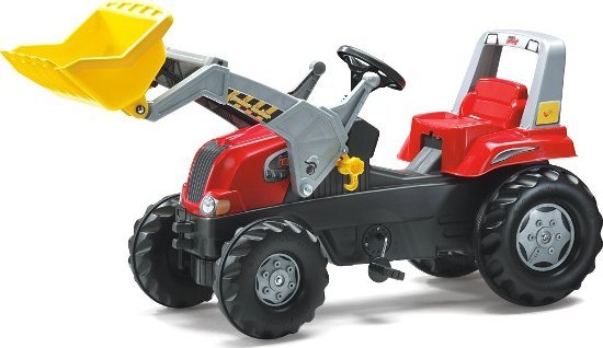 ROLLY TOYS TRAKTOR JUNIOR Z ŁYŻKĄ CZERW.