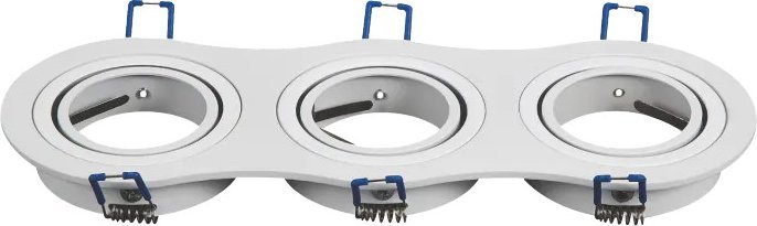 Aigostar Potrójna oprawa Gu10 biała Potrójne Akcesoria do lamp sufitowych, białe