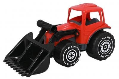 PLASTO Koparka 32cm czerwona PLA11674