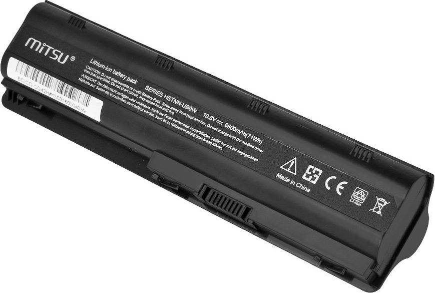 Bateria Mitsu do Compaq Presario CQ42, CQ62, CQ72, 6600 mAh, 10.8 V (BC/CO-CQ42H)
