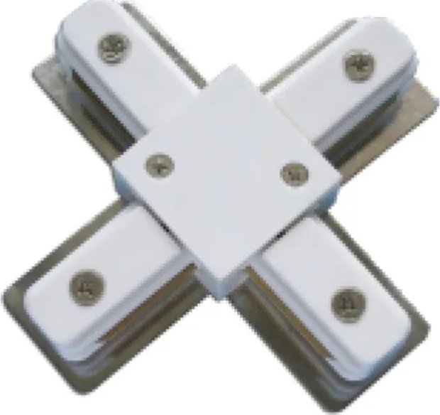 Aigostar Dwuprzewodowa X Typ Szyna biała Dwuprzewodowa X Typ Szyna biała