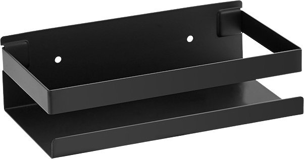 Delvant DELVANT BANO WISZĄCA PÓŁKA ŁAZIENKOWA CZARNA 20 CM