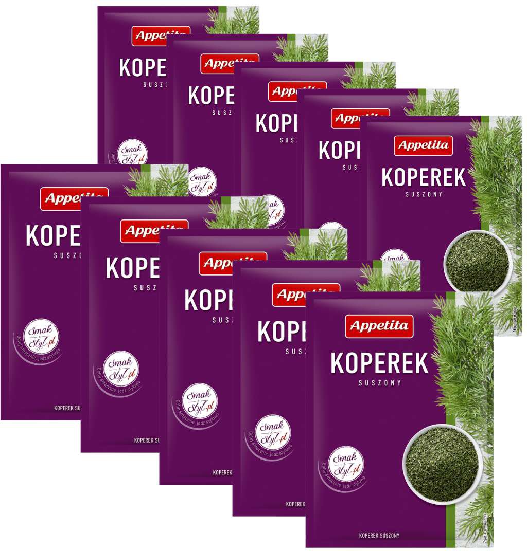Appetita suszony koperek 6 g x 10 sztuk