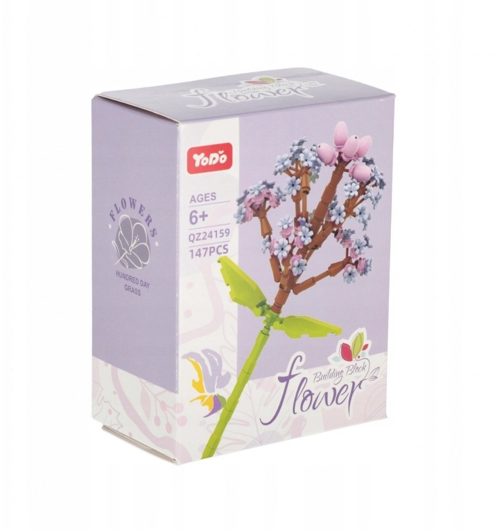 KLOCKI KONSTR KWIATY 147EL 10X13X6 MC PUD 8/128