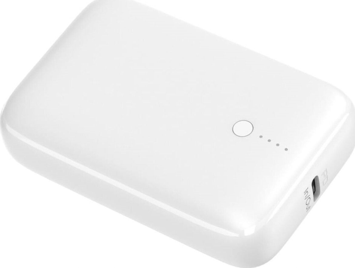 Powerbank Platinet PLATINET POWER BANK 10000 mAh 20W PD/22,5 QC/ LI-ION EV-BATTERY 1400 Cycles WHITE [45935]