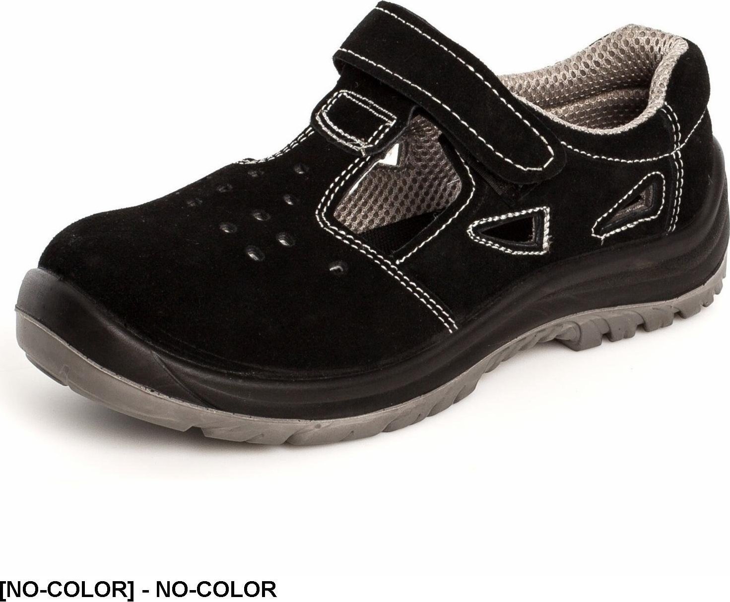 PROCERA KAMARI S1 SRC - sandały ochronne, skóra welurowa, metalowy podnosek 38