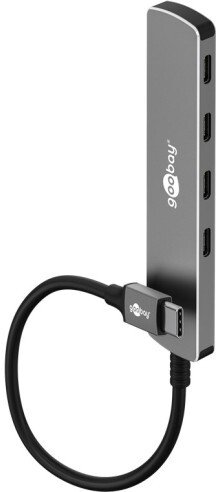 Slim 4-portowy koncentrator USB, USB-C™ na USB-C™, 5 Gbit/s