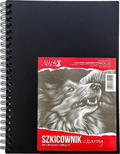 Koh I Noor Szkicownik A4 30k czarny