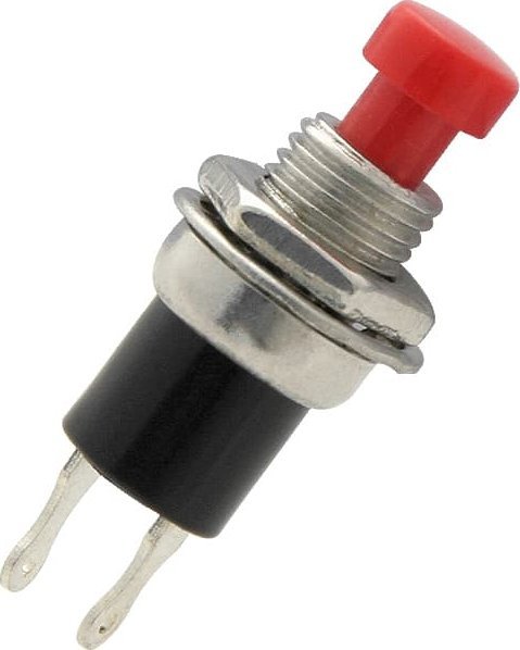 Blow 3950# Przeł.push pbs on plastik okr.czerwony