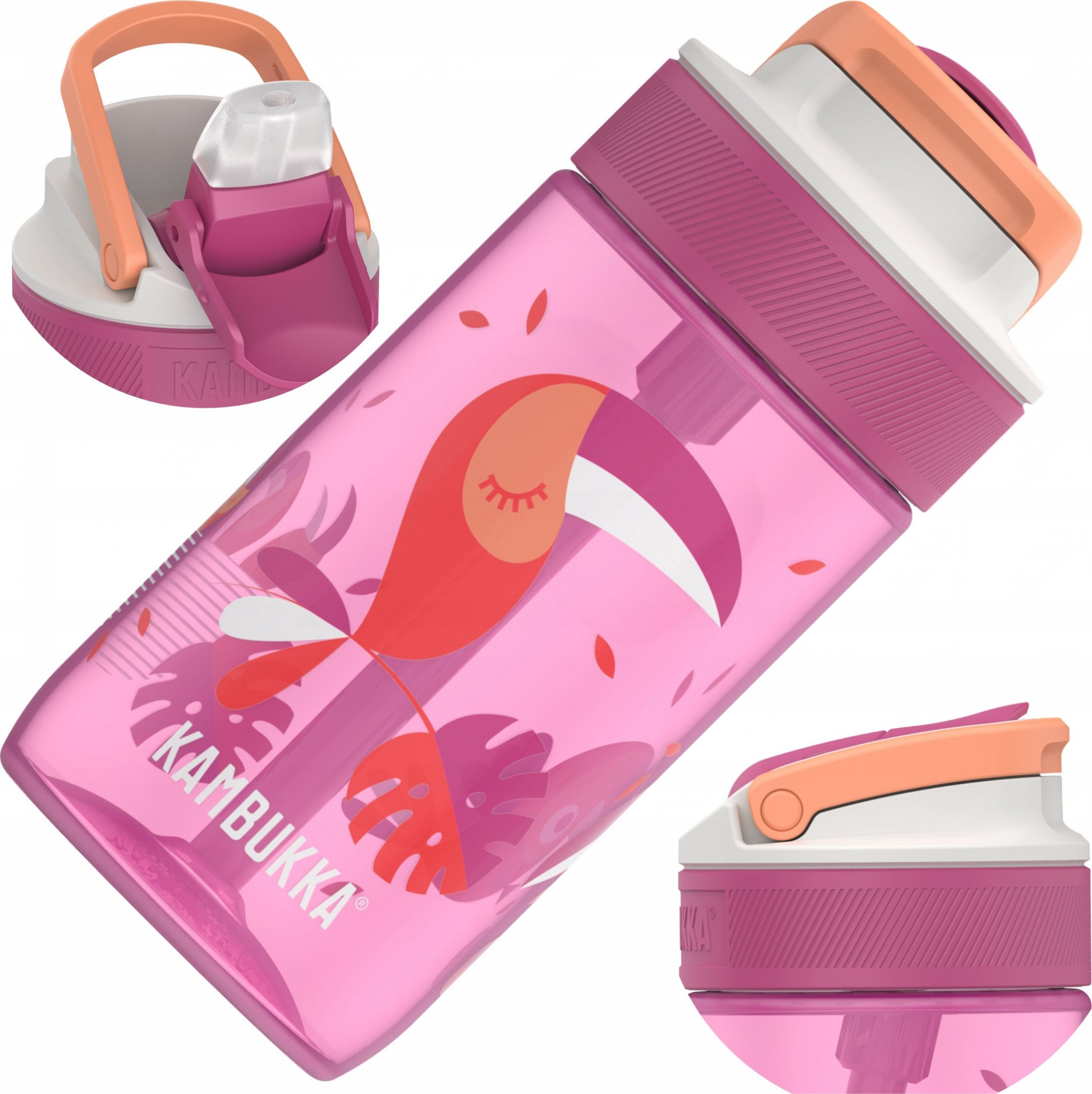 Kambukka Kambukka butelka na wodę dla dzieci Lagoon 400ml Toekan Love