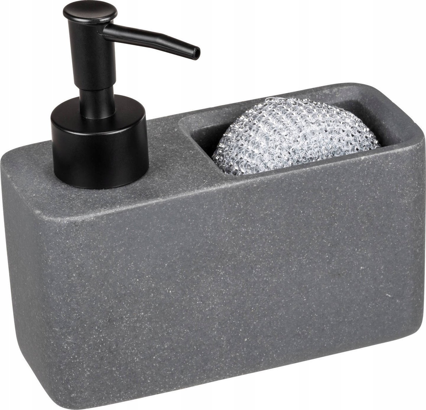 Wenko Dozownik płynu do naczyń RESA MARBLE z przegrodą na gąbkę, WENKO