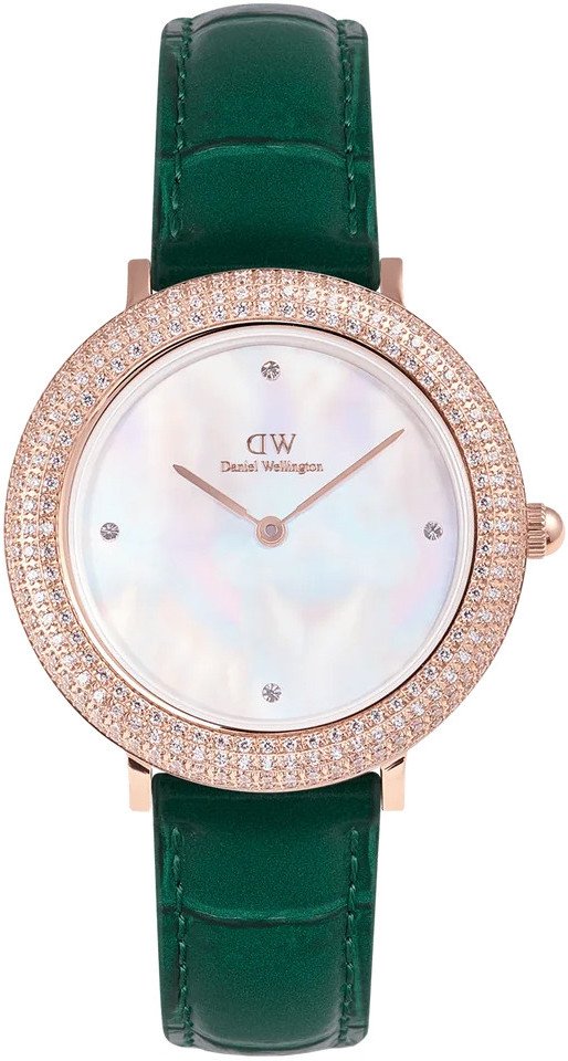 Zegarek damski Daniel Wellington DW00100826 CYRKONIE zielony