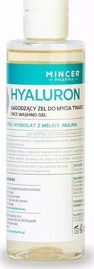 Mincer Hyaluron 405 Łagodzący żel do mycia twarzy 200ml