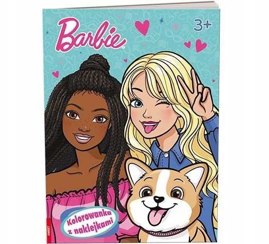 Mattel Barbie. Kolorowanka z naklejkami