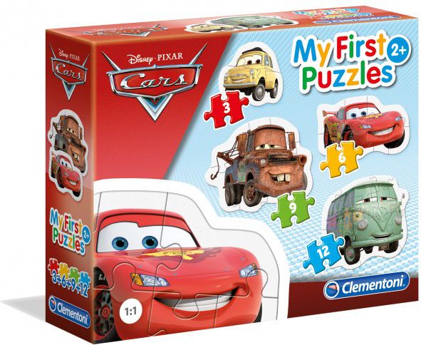 Clementoni Puzzle 3-6-9-12 Moje Pierwsze Puzzle Cars (20804)