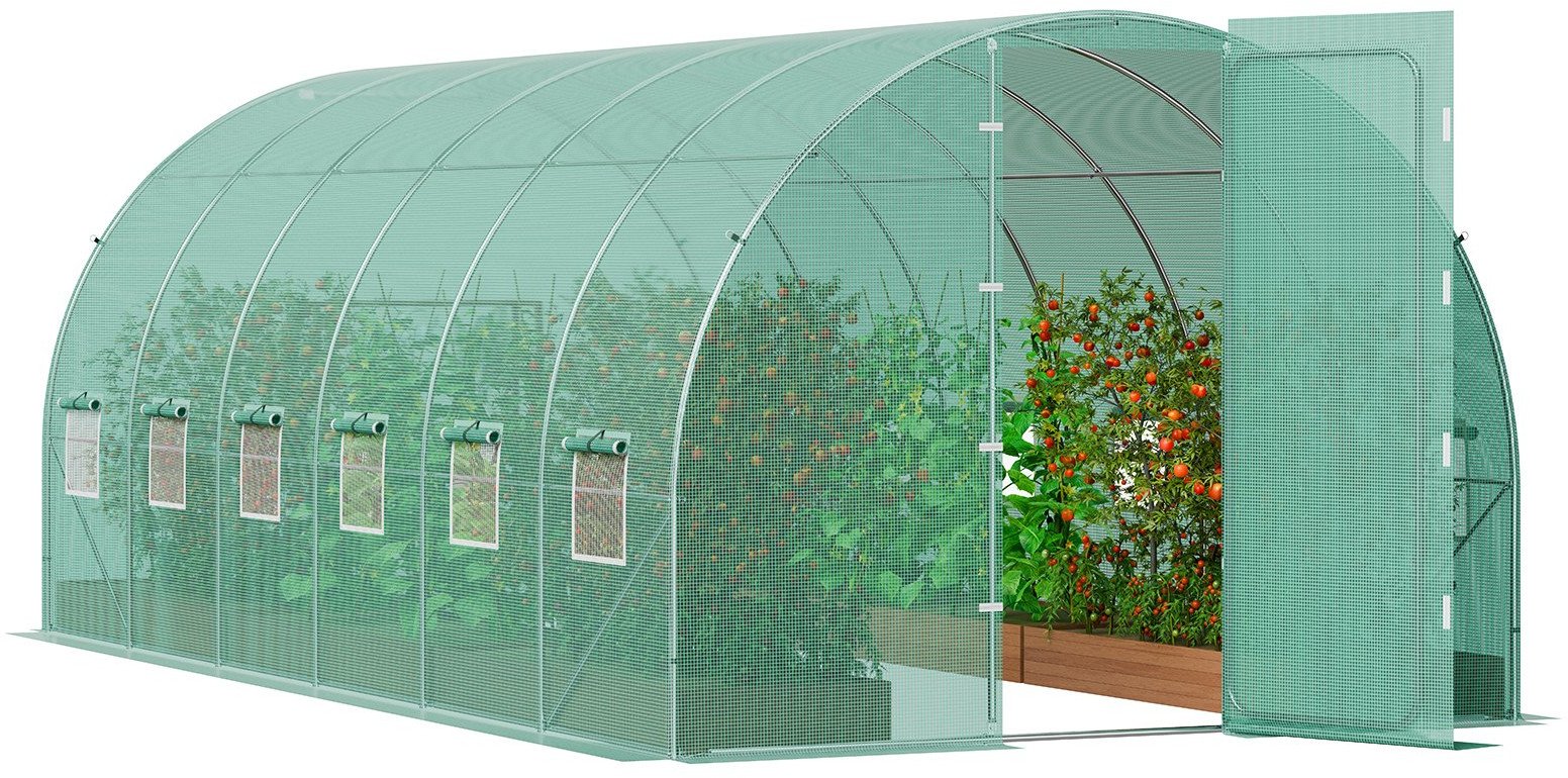 Tunel foliowy ogrodowy szklarnia 17m2 5.9x2.95x2.25 m