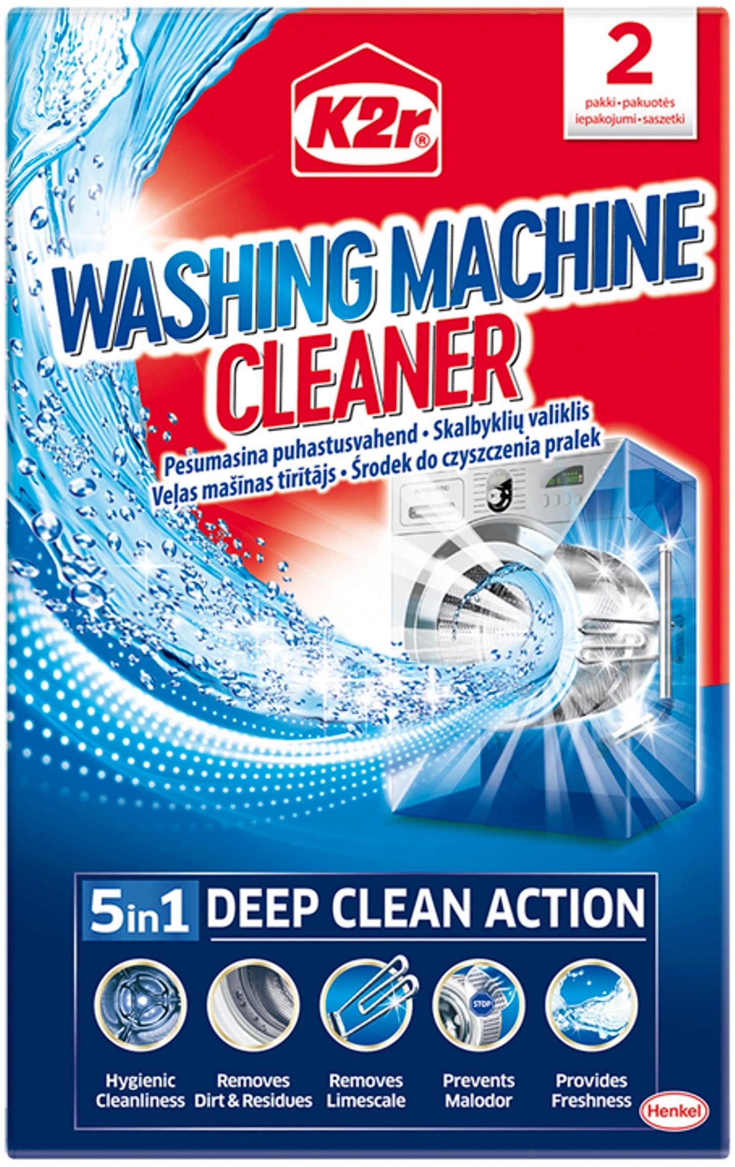 K2R WASING MACHIENE CLEANER 250ML