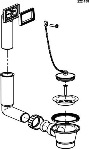 Blanco BLANCO Armatura przelewowo-odpływowa modeli EE, ES