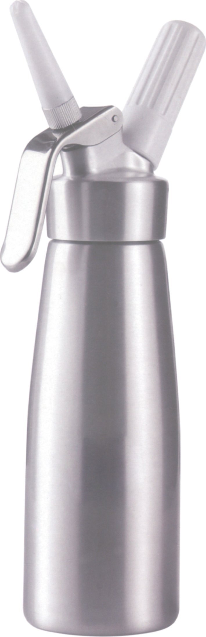 Art SATURATOR DO BITEJ ŚMIETANY- QUICK CREAM WHIPPER KA-01 A SREBRNY 0,5 LITRA NA NABOJE N2O