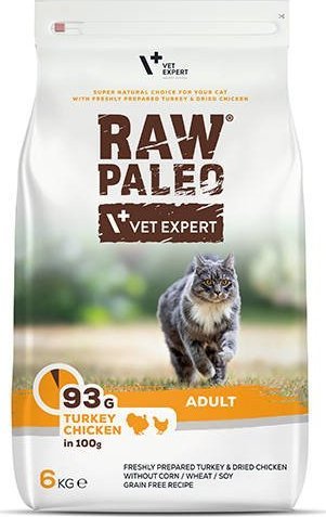 Raw Paleo Vetexpert RAW PALEO ADULT CAT 6kg