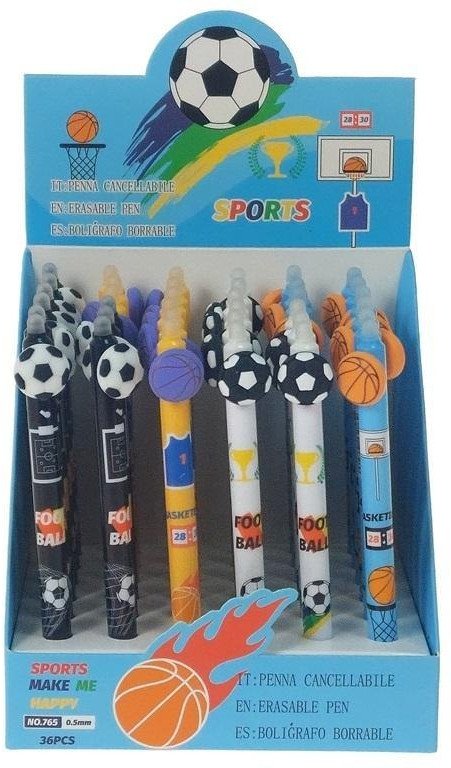Długopis ścieralny piłka (36szt)