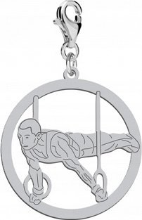 Radziszewska Jewellery Charms Srebrny Gimnastyka Przyrządowa 925 Prezent DEDYKACJA GRATIS