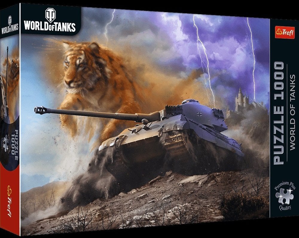 Puzzle 1000 World of Tanks: Tygrys II TREFL