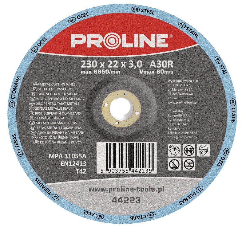 Pro-Line Tarcza do cięcia metalu T42 115mm (44211)