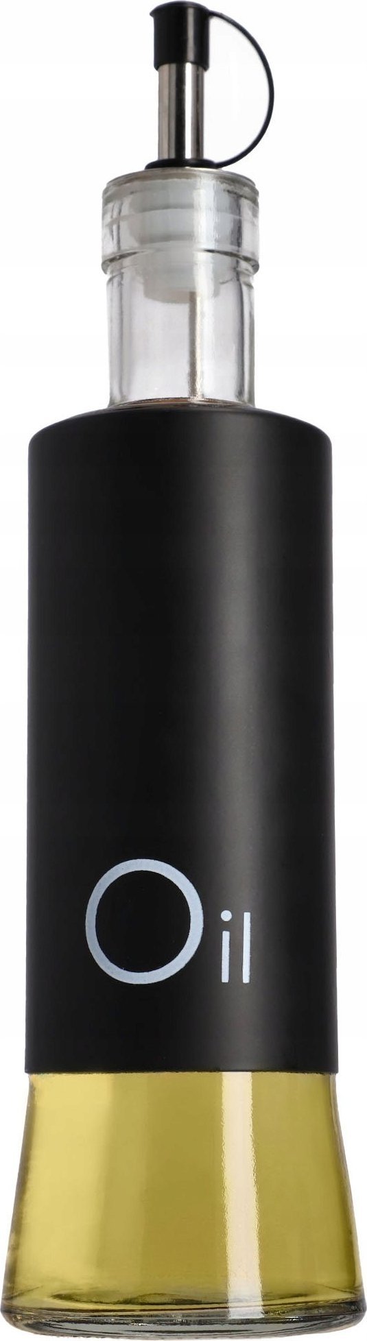 Kadax Dozownik Szklany Butelka Na Oliwę Ocet 320ml Czerń