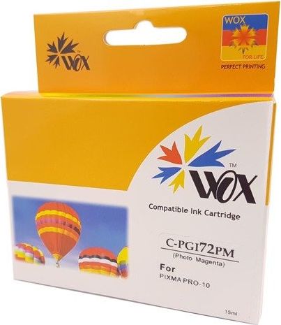 Tusz THI Zgodny Tusz Photo Magenta do Canon Pixma Pro10 / PGI-72PM 6408B001 / Czerwony / 14 ml / zamiennik uniwersalny