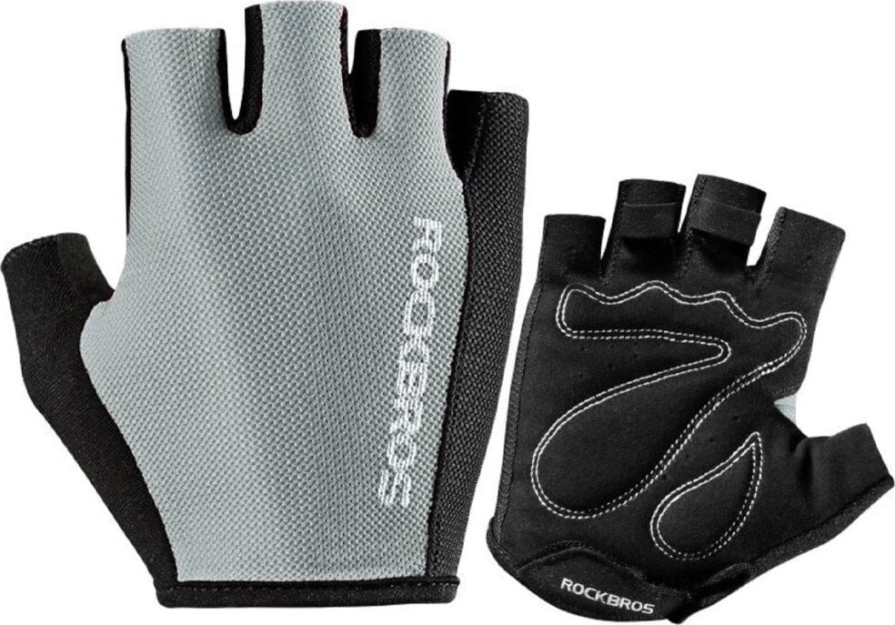 RockBros Rękawiczki rowerowe Rockbros S099GR rozmiar M - szare