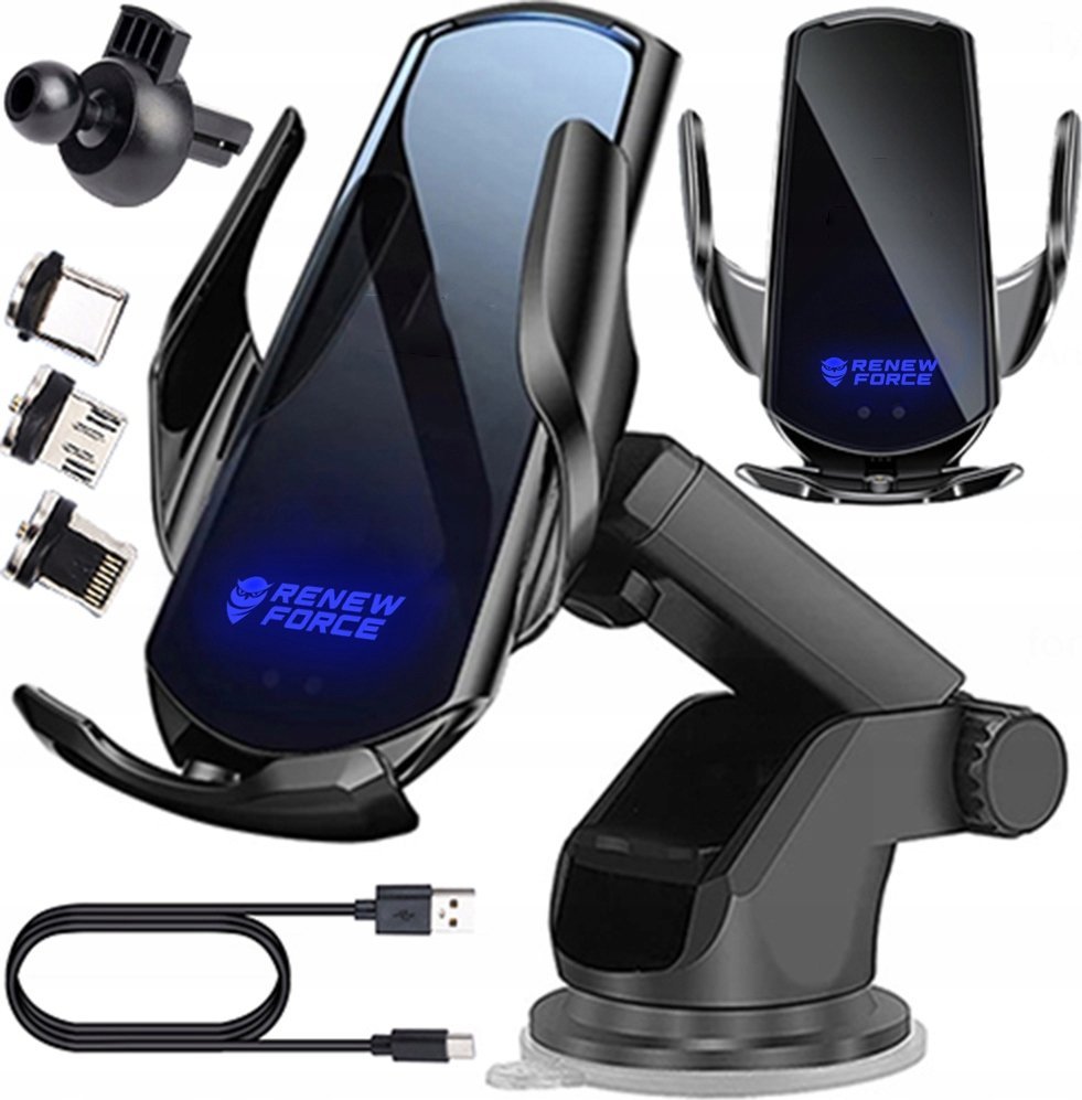 ŁADOWARKA INDUKCYJNA DO SAMOCHODU Z FUNKCJĄ UCHWYTU CW10