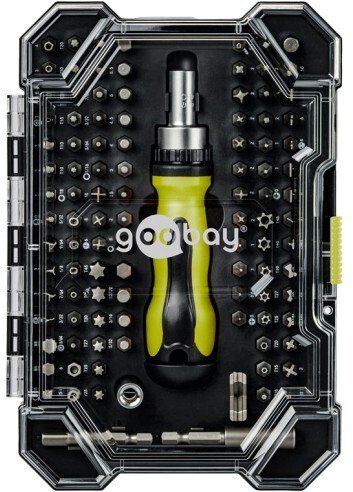 Zestaw śrubokrętów z 100-częściowym zestawem bitów