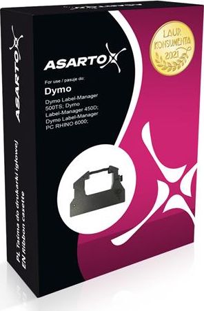 Asarto Taśma Asarto do DYMO D24/7/BK/W | S0720930 | black/white
